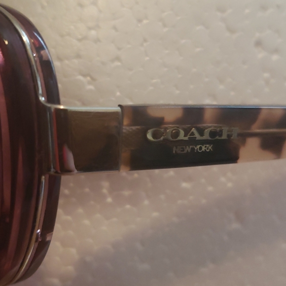 Coach purple tortoise shell sunglasses - Picture 14 of 16